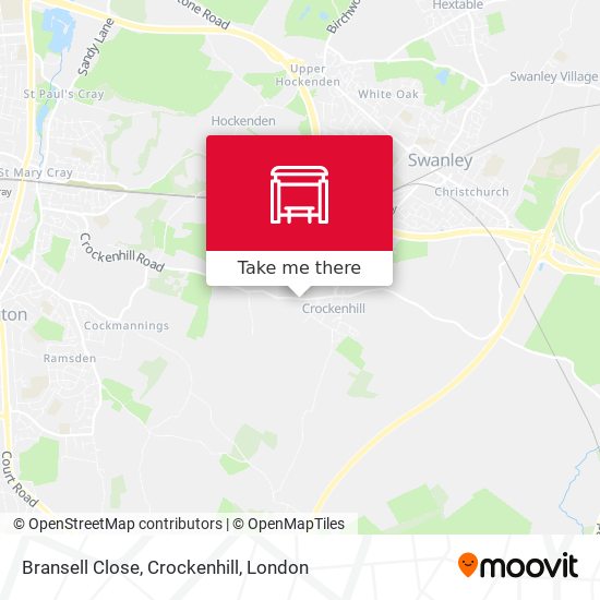 Bransell Close, Crockenhill map