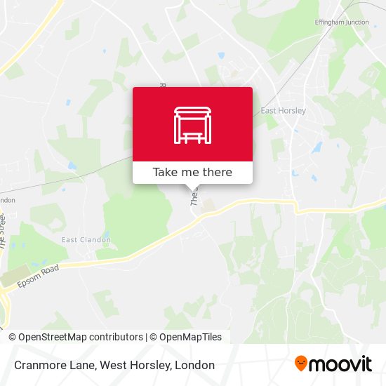 Cranmore Lane, West Horsley map