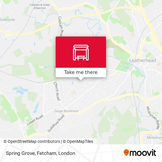 Spring Grove, Fetcham map