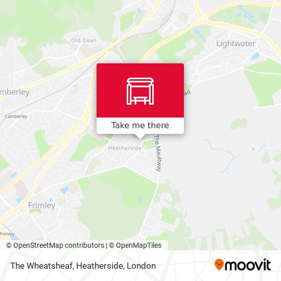 The Wheatsheaf, Heatherside map