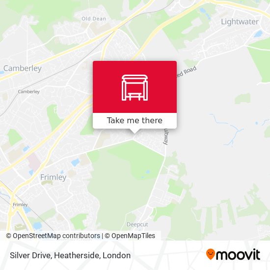 Silver Drive, Heatherside map