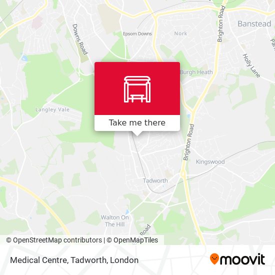 Medical Centre, Tadworth map
