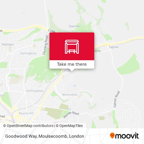 Goodwood Way, Moulsecoomb map