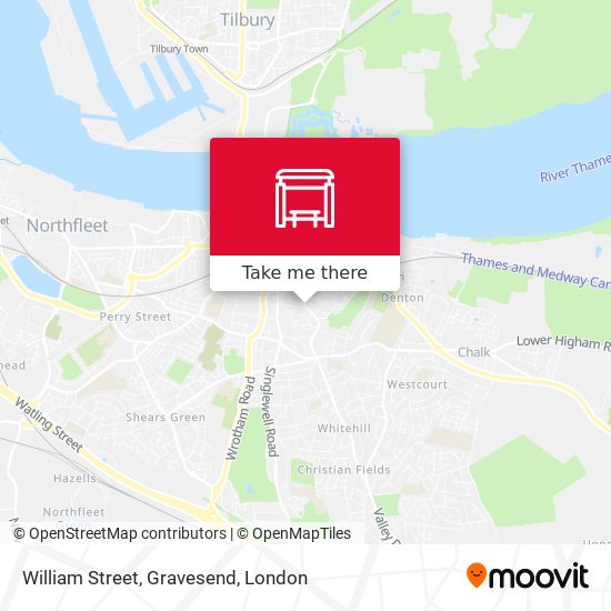 William Street, Gravesend map