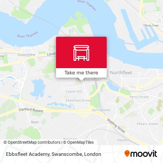 Ebbsfleet Academy, Swanscombe map