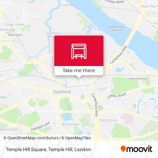 Temple Hill Square, Temple Hill map
