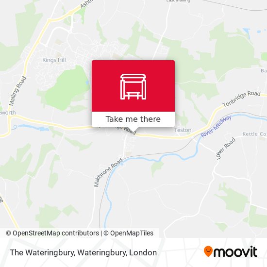 The Wateringbury, Wateringbury map