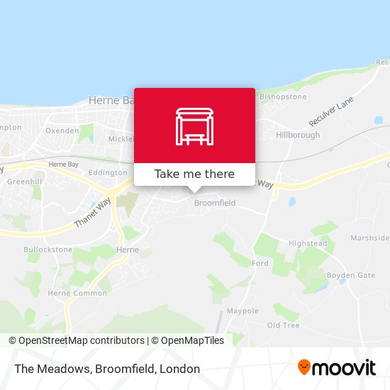 The Meadows, Broomfield map