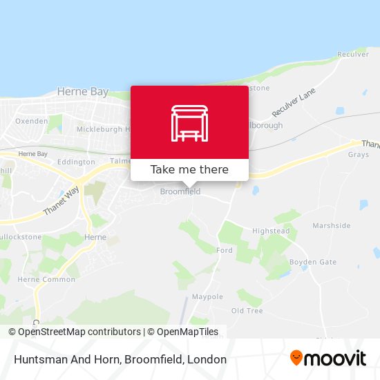 Huntsman And Horn, Broomfield map