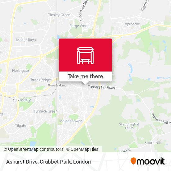 Ashurst Drive, Crabbet Park map