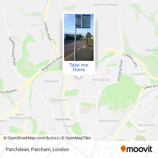 Patchdean, Patcham map