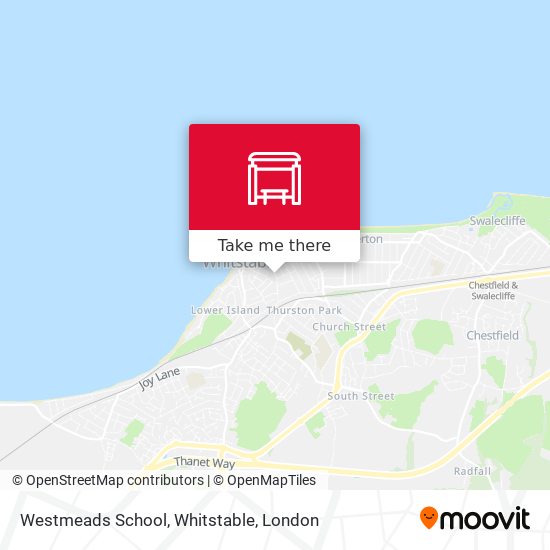 Westmeads School, Whitstable map