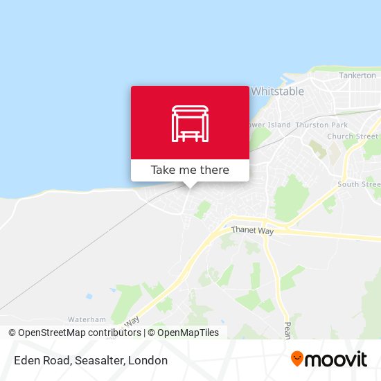 Eden Road, Seasalter map