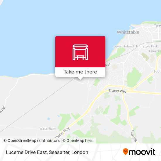 Lucerne Drive East, Seasalter map