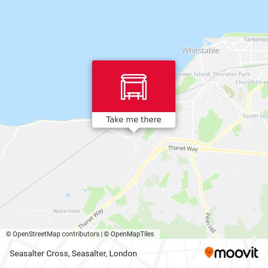 Seasalter Cross, Seasalter map