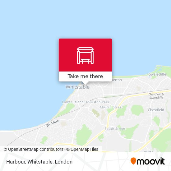 Harbour, Whitstable map