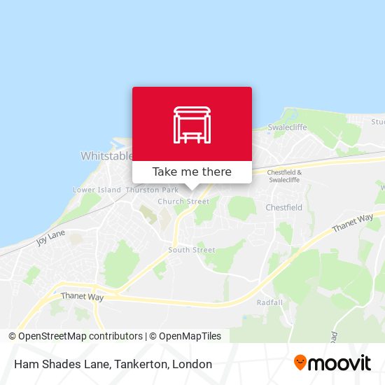 Ham Shades Lane, Tankerton map
