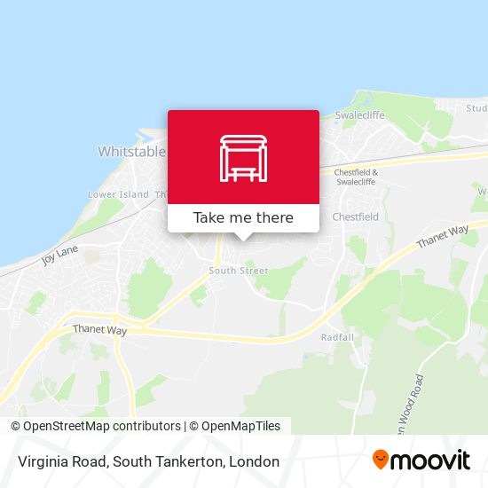 Virginia Road, South Tankerton map