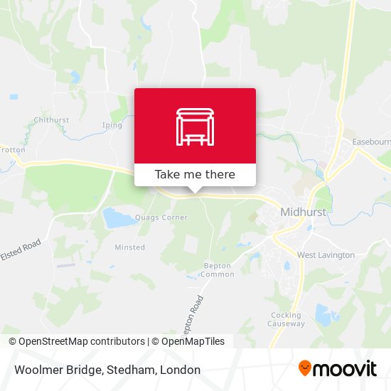 Woolmer Bridge, Stedham map