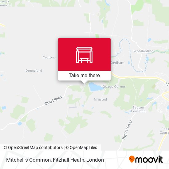 Mitchell's Common, Fitzhall Heath map