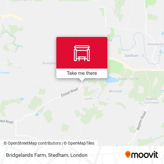 Bridgelands Farm, Stedham map