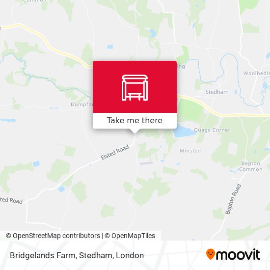 Bridgelands Farm, Stedham map
