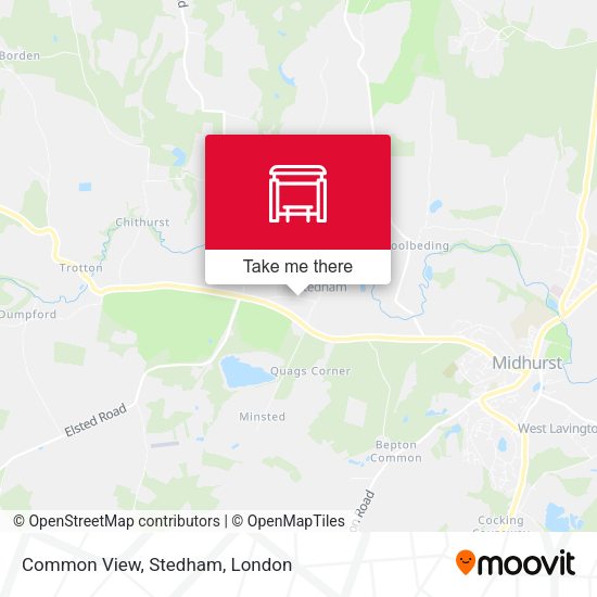 Common View, Stedham map