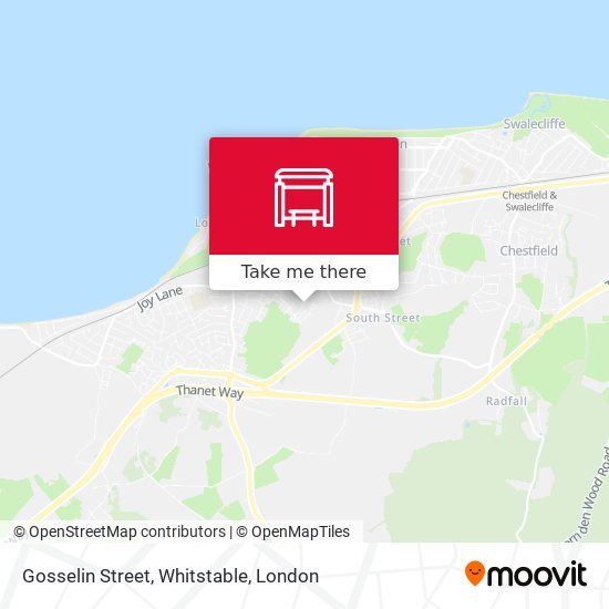 Gosselin Street, Whitstable map
