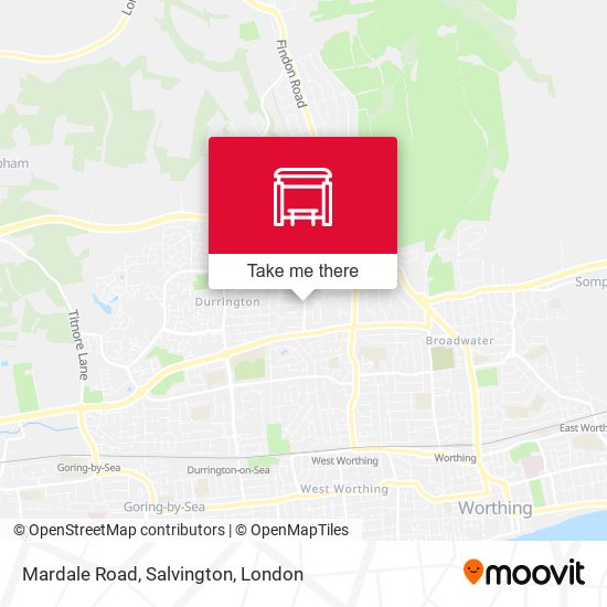Mardale Road, Salvington map