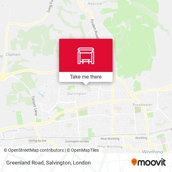 Greenland Road, Salvington map