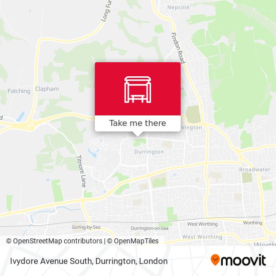 Ivydore Avenue South, Durrington map