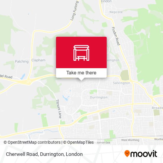 Cherwell Road, Durrington map
