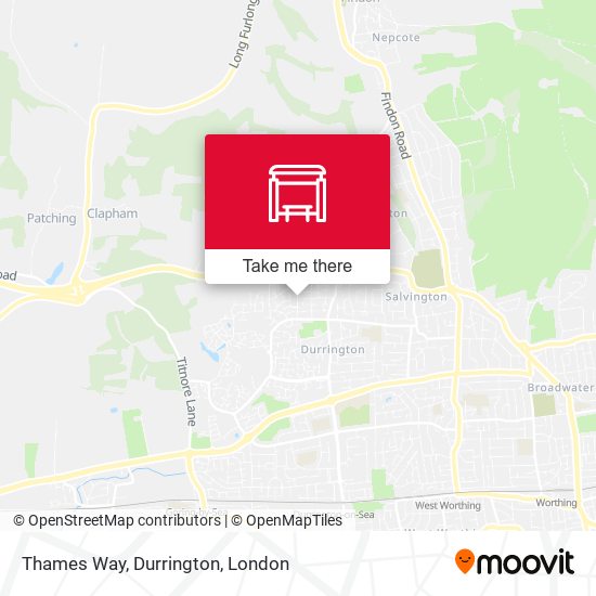 Thames Way, Durrington map