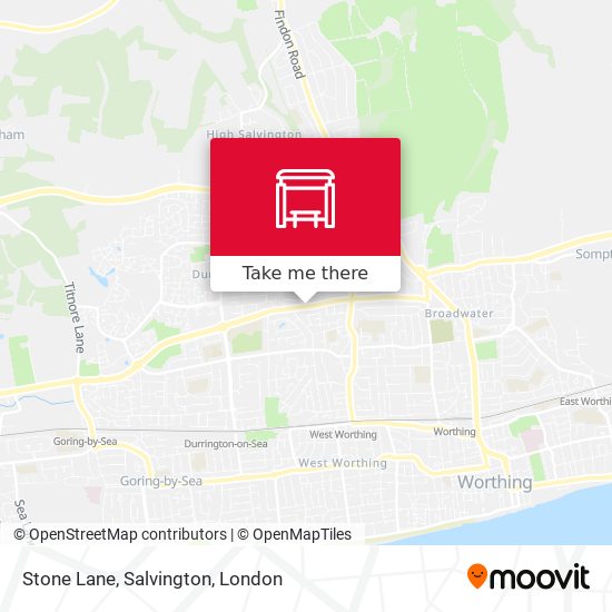 Stone Lane, Salvington map