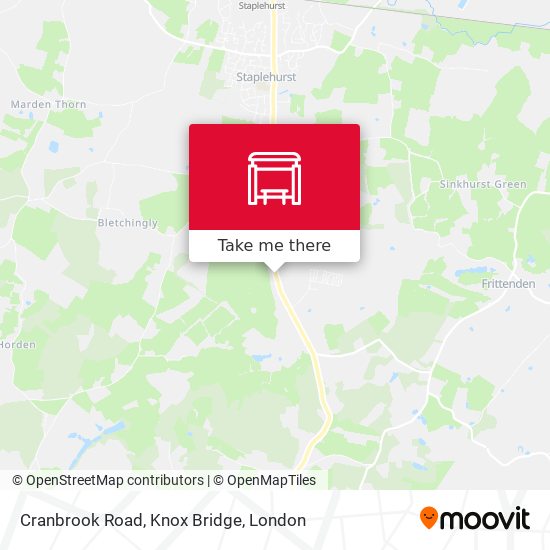Cranbrook Road, Knox Bridge map