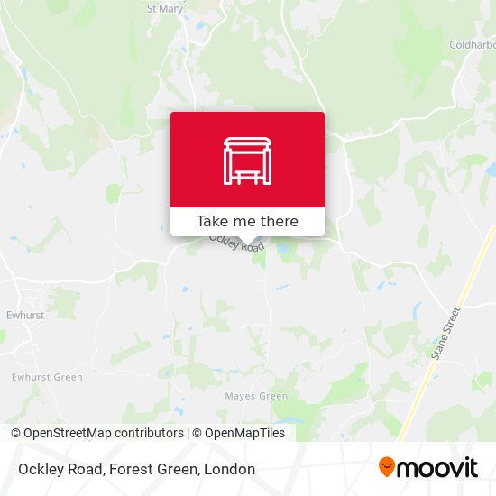 Ockley Road, Forest Green map