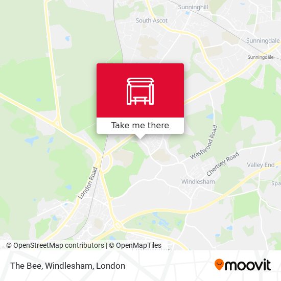 The Bee, Windlesham map