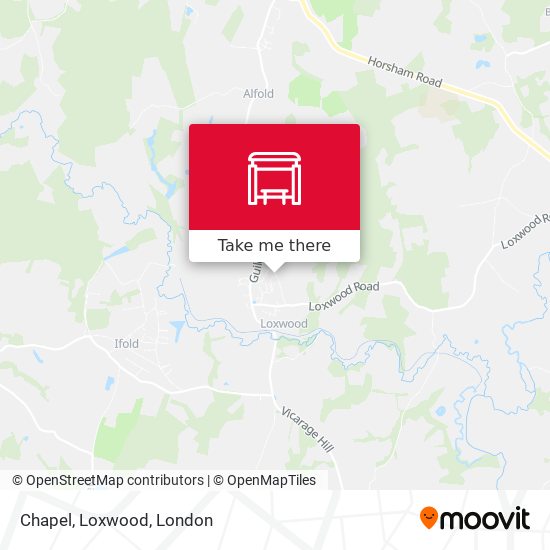 Chapel, Loxwood map