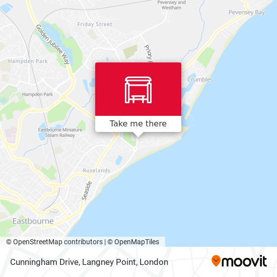 Cunningham Drive, Langney Point map