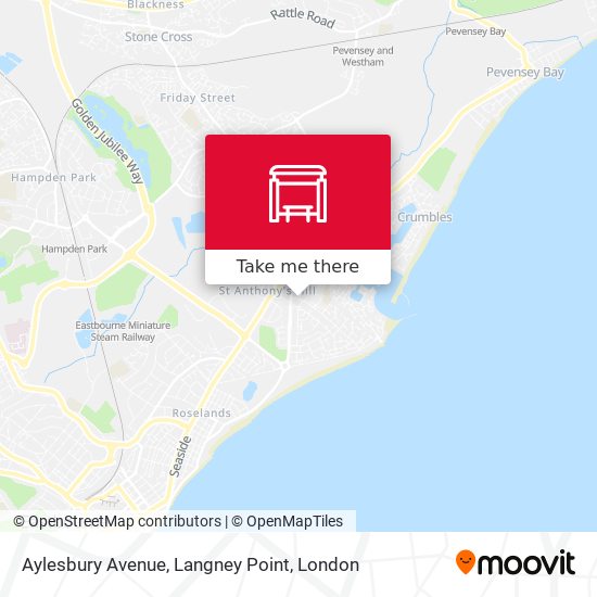 Aylesbury Avenue, Langney Point map