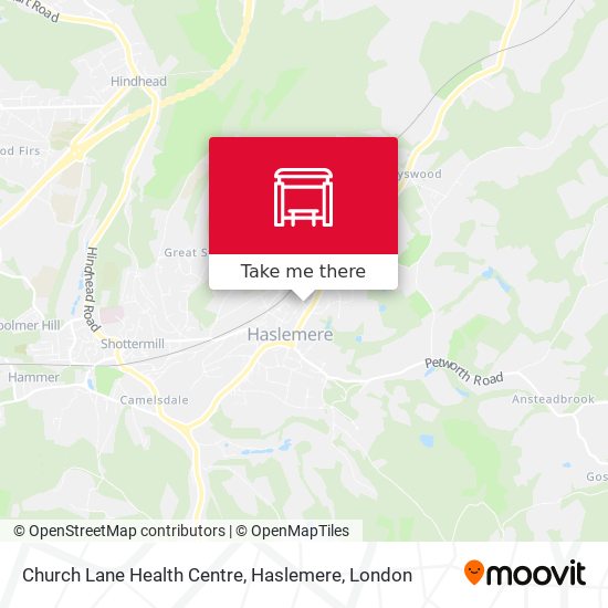 Church Lane Health Centre, Haslemere map