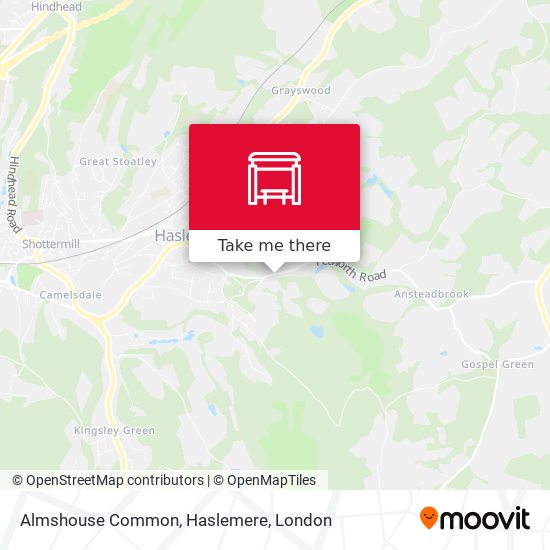 Almshouse Common, Haslemere map