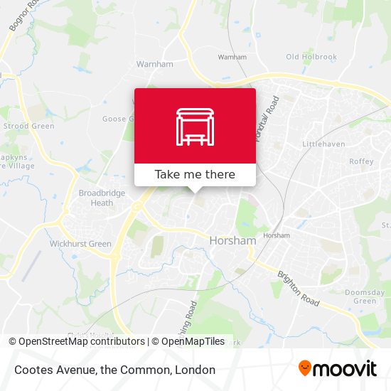 Cootes Avenue, the Common map