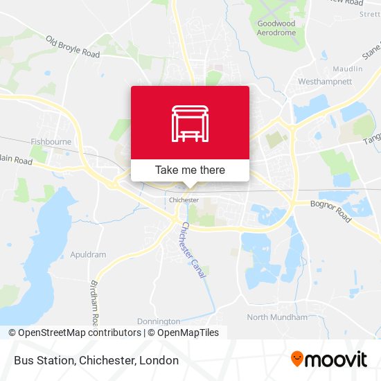 Bus Station, Chichester map