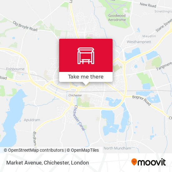 Market Avenue, Chichester map