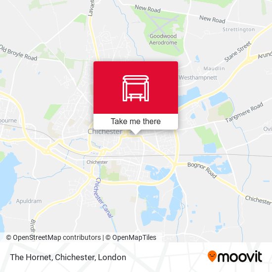 The Hornet, Chichester map
