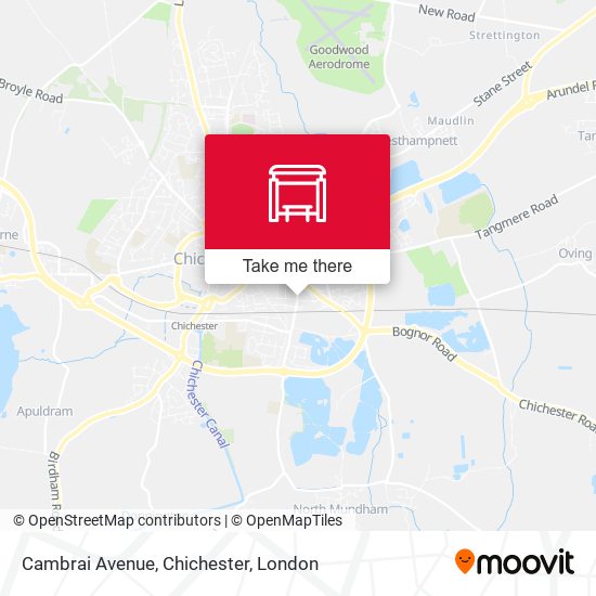 Cambrai Avenue, Chichester map