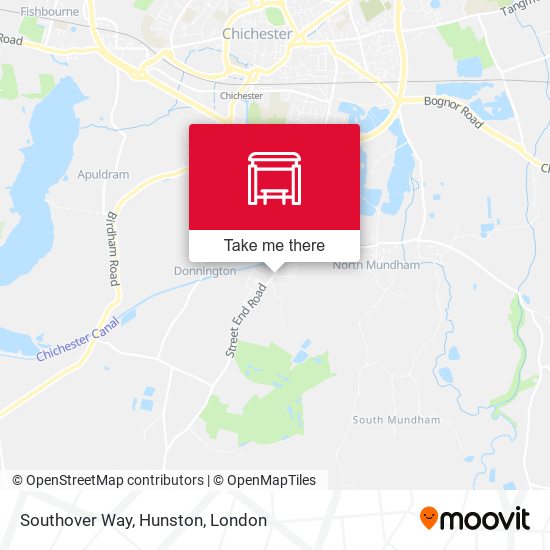 Southover Way, Hunston map