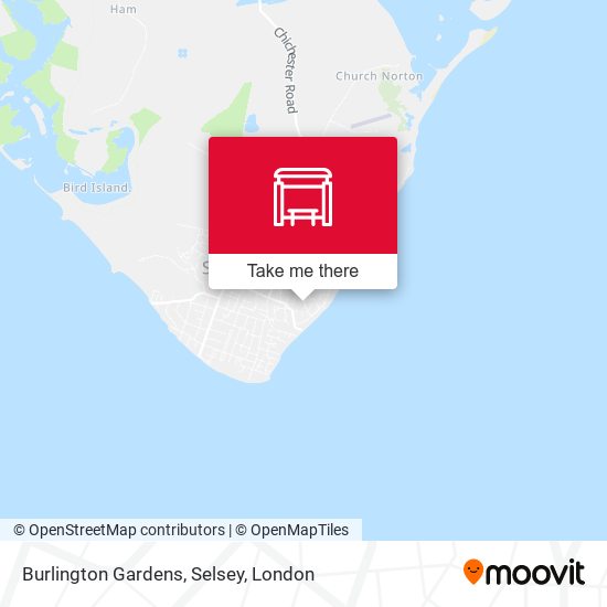 Burlington Gardens, Selsey map