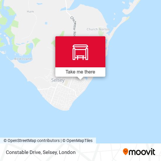Constable Drive, Selsey map